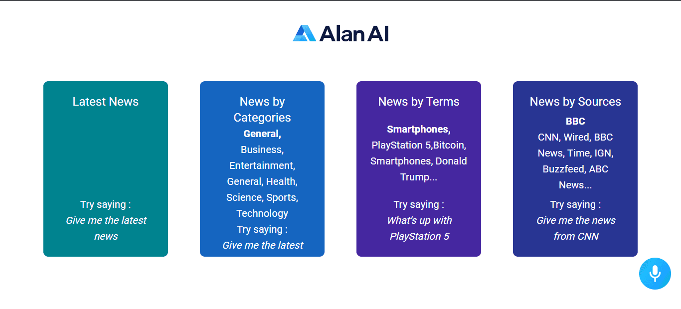 Alan AI Voice News Assistant